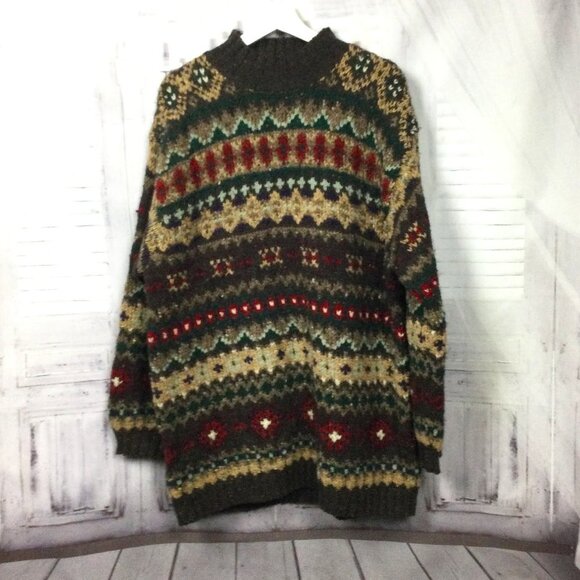 Vintage Ralph Lauren Hand Knit Sweater L